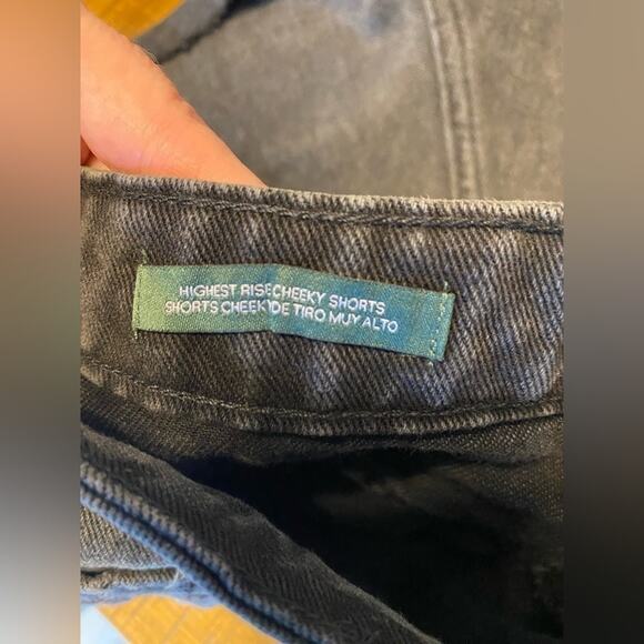 𝅺Wild‎ Fable Highest Rise Cheeky Shorts Rockabilly 90's Distressed Festival 6 - Picture 4 of 10